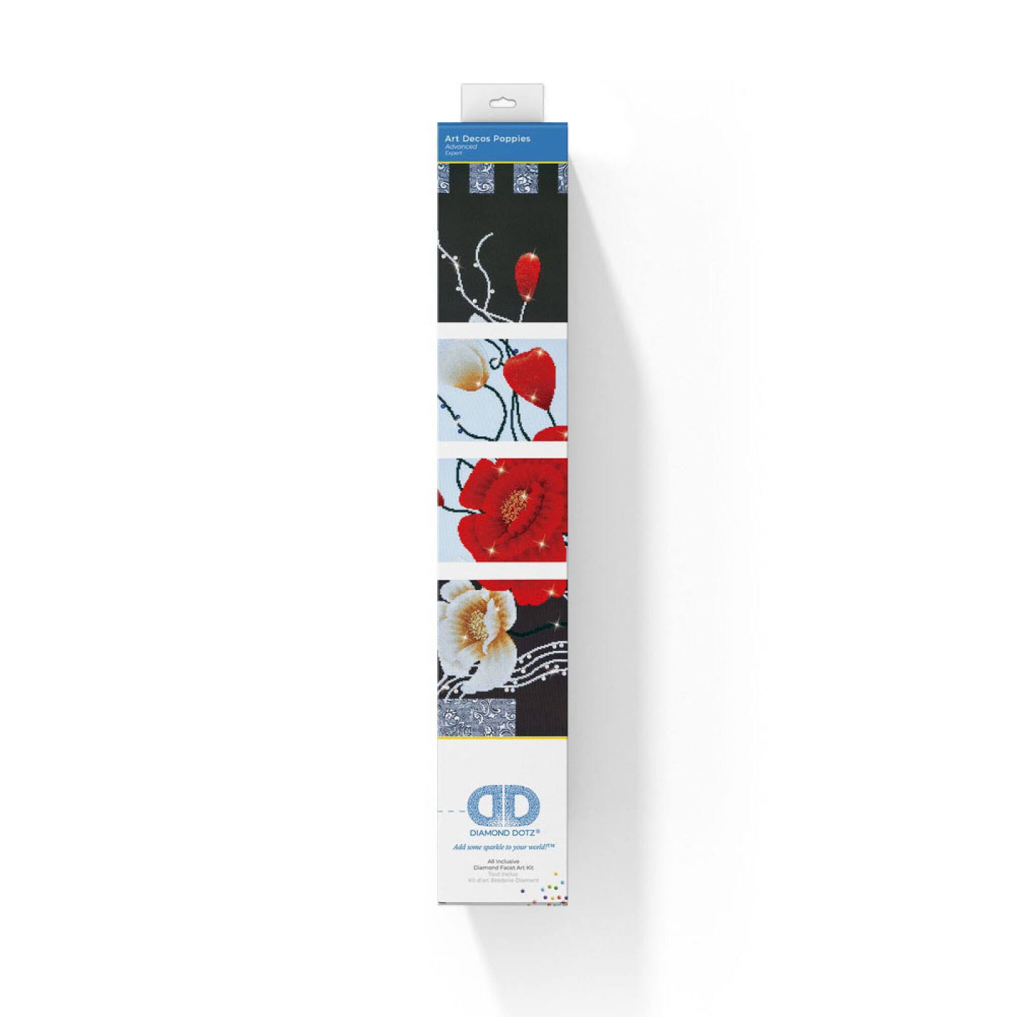 Diamond Dotz® Art Deco Poppies Diamond Painting Kit